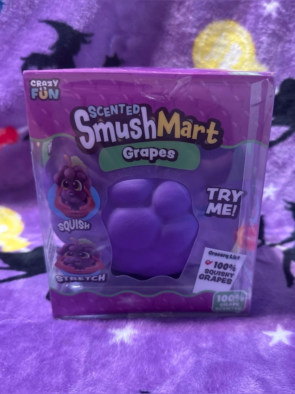 Viral Scented SmushMart Grape Squishy NIB QUICK SHIP